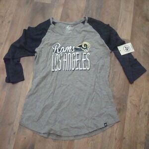 LOS ANGELES RAMS WOMENS LARGE 47 SHIRT VINTAGE 00S Y2K W2